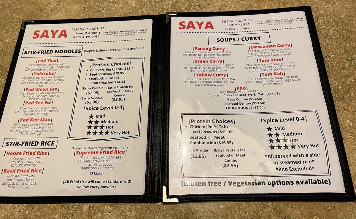 Saya Restaurant Menu - Image 6